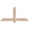 Ekena Millwork Eugene Smooth Timber Gable Bracket, Douglas Fir, 60"W x 30"H x 5 1/2"D x 5 1/2"F, 12/12 Pitch GBW060X30X0606EUG00SDF - alternate 1